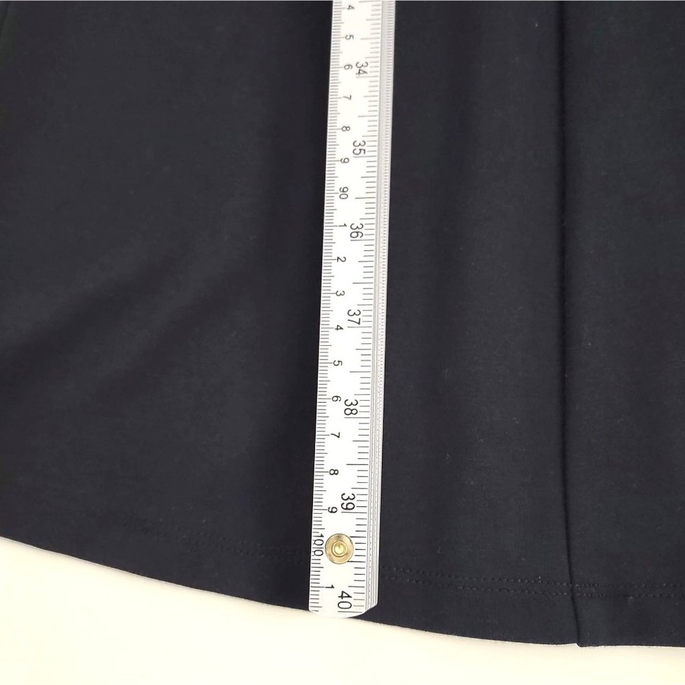 Soft Surroundings Black Eyelet Diamond Long Sleeve Sheath Dress Size Small - Picture 8 of 11